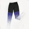 Imprimir Pantalones deportivos Mujeres de cintura alta Control de la abdanza Yoga Fitness Gimnasio Leggings Athletic Squat Prueba