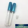 Bouteilles d'emballage vides transparentes pour rouge à lèvres, 10ml, bouchon rouge/violet/bleu/or/argent, outils cosmétiques pour brillant à lèvres, Tubes de baguette de glaçage