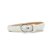 S2751 Spring Europe Women's Decoration Slim Pants Dress Belt Eye