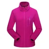 Heren en dames fleece jas verdikte warme trui Grote vest Outdoor Double Faced Fleece Solid Color Jacket1