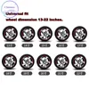 8M MultiColors Car Wheel Hub Rim Trim for Jeep Cherokee Compass Wrangler Edge Protector Ring Tire Strip Guard Rubber Stickers9110281