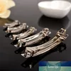 Barrettes françaises en métal couleur Rhodium, 20 pièces/lot, pinces à cheveux 4cm 5cm 6cm 8cm 10cm, pinces à nœuds pour bricolage, résultats de bijoux