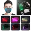 fashion glowing mask with pm2 5 filter 7 colors luminous led face masks for christmas party festival masquerade rave mask free