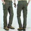 Мужская легкая тактическая дышащая летняя случайная армия военные длинные брюки мужские водонепроницаемые быстрые сухие грузовые брюки 201221