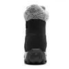 Men Boots Winter With Fur Warm Snow Boots Work Shoes Footwear Fashion Plus Ankle Shoes 39-46 201127