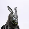 Masque de lapin de dessin animé Animal Donnie Darko FRANK le lapin Costume Cosplay Halloween fête Maks fournitures T2001162121656