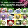 12Pcs/Set Soy Wax Scented Candles Ethnic Style Fragrance Candles for Travel Home Wedding Birthday Party Decoration T200601
