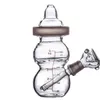 16cm Baby Bottle Small Bong Hookahs Beaker Water Bongs Smoke Pipe 14mm Bowl Piece Dab Rigs Smoking Accessories