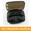 Alta Qualidade M11 TWS Fone de Ouvido Fones de Ouvido Cancelamento de Ruído In-Aure Stereo Sport BT5.0 Fones de ouvido sem fio Fone de ouvido com caixa de varejo