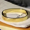 3 Colors V letter Stainless Steel bangle Fashion Woman Cuff Bracelet Advanced Electroplating 18K Gold Jewelry Gift