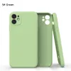 Factory Direct Sale Matte Case Camera Ection Ection TPU Ciecz Silicone Telefon Case dla iPhone 12 11 Pro Max iphone XR XS Max 7 8 6 Plus