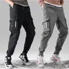 Män mode sportiga byxor för hiphop kausala runnings byxor high street jogger byxor nya fickbyxor T200219