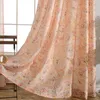 La fabbrica di tessuti per tende per tende vende tende in cotone e lino stampate astratte moderne semplici europee per soggiorno Camera da letto1