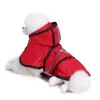 Dog Raincoat with cap Reflective Waterproof Glisten Dog Rain Cape Cloak Summer Pet Dog Clothes will and sandy