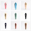 Drop Shipping Natural Dream Amethyst Crystal Smoking Pipe Siler Quartz Stone Healing Wand 201125