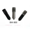 جديد BM-800 BM800 مكثف ميكروفون cardioid برو الاستوديو الصوت تسجيل الصوتية mic ktv الكاريوكي مع صدمة جبل