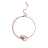 Simple Titane Acier Romain Numérique Bracelet Personnalité Or Rose Bijoux En Or Copines Charme Bracelets Avec Femmes Fille Bangle297x