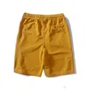 Mens Summer Shorts Pants Fashion 4 Colors Printed Drawstring GC Shorts Relaxed Homme sport Sweatpants pEIOA