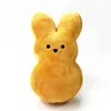 Stati Uniti stock Pasqua Bunny Toys 15cm Peluche Giocattoli per bambini Bambini Buon Pastri Bambole di coniglio 6 colori