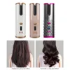 Coreless Automatic Hair Curler Iron Wireless Curling Iron USB Rechargeable Air Curler For Curves Waves LCD Display Ceramic Curly3035