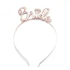 Kot Uszy Crown Tiara Opaski na głowę dla kobiet Włosy Złoto Srebrna Panna młoda List Księżniczka Hollow Hairband Kot Uszy Bezel Słodkie Akcesoria do włosów