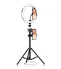 26cm Selfie Telefon Pierścień Światła z Statywu Okrągłe Światło do Light Streaming Photography Beauty Photo YouTube Tiktok Video Studio