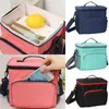 NOUNNEAME-NULL Portable Food Thermal Insolerad Lunchväska Stor Camping Travel Picnic Cooler Drink Lunchkasse Tote för Kvinnor Män C0125