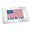 In God We Trust Bandiere USA Bandiere 3' x 5'ft Poliestere 100D Colore vivido con due occhielli in ottone