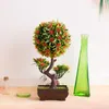 faux bonsaï arbre plante ornementale ingénieux fleur accessoires de décoration de la maison fleurs décoratives plantes artificielles avec pot LJ200904