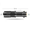 Portable Mini Led Flashlight Torch Light Lamp with 3 Lighting Modes Ultra-Bright Zoomable Flashlight for Indoor Outdoor Camping Emergency Us