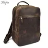 Mochila Luufan Crazy Horse Couro Homens Daypack Genuíno Grande Capacidade Laptop Bag Homem Viagem Roomy School Bag1