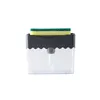 Диспенсер накачки SOAP с диспенсионным держателем губковой диспенсии для жидкости Диспенсирующая контейнер Нажмите на выпускную коробку Ручной кладкой Press Organizer Кухонные инструменты V2