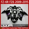 Bodys OEM para Yamaha FZ 6R 6N 6 FZ6 RN 600 FZ-6R 2009-2015 Bodywork 103No.167 FZ600 FZ6R FZ6N 2009 2010 2012 2015 2015 2015 FZ-6N 09 10 11 12 13 14 15 Fearding roxo preto