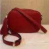 Echt PU-leer Vrouwen Schoudertas Favoriete Soho Disco Tassen Modemerk Luxe Ontwerpers Klein Vierkant Omzoomd Crossbody Mode Dames Portemonnee AAA