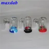 Narghilè Vetro Recupera cenere Catcher 14mm Maschio Femmina 45 90 Con Chiodo a cupola AshCatcher Per Glas Water Bong Dab Rigs