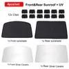 Modeller takfönster för Tesla Model S Sunshade Sunroof Sunscreen Foldbar Mesh UV Isolation Shade Modified Auto Car Accessories2052164
