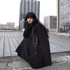 여성 블레이저 블랙 봄 가을 정장 재킷 여성 느슨한 새로운 IN 어두운 긴팔 캐주얼 코트 201201