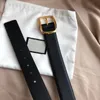 Nouvelle qualité en cuir authentique en noir avec broche à épingle Bonne ceinture avec coffret de concepteurs ceintures femmes ceintures ceintures shipp268d