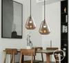Lampe suspendue nordique en métal et verre, luminaire décoratif d'intérieur, idéal pour un salon ou un café, idéal pour une chambre à coucher ou une chambre à coucher
