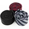 Mode randiga mäns slips 5 cm smal version 1200 nålpolyester jacquard av tunna brudgummen slipsar