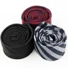 Fashion striped men's tie 5cm narrow version 1200 needle polyester jacquard of thin Groom Ties