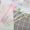 20 Teile/satz Kawaii Pailletten Gel Stift Nette Schmetterling Hase Rehkitz Gänseblümchen Unterschrift 0,5mm Schwarz Tinte Büro Schule Geschenke Schreibwaren 220226