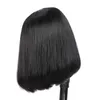 Ganze U-Teil-Bob-Echthaar-Perücken für schwarze Frauen, 150 Dichte, maschinell hergestellt, kurze U-Teil-Perücke, Remy-Haar, 7565775