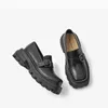 Klänning Skor Beautoday Loafers Platform Kvinnor Ko Läder Kvadrat Toe Buckle Strap Jagged Chunky Sole Ladies Slip på Handgjorda 26519 2 9