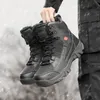 Bota militar masculina combate tornozelo tático tamanho grande pele quente exército sapatos masculinos segurança trabalho moto s 220212