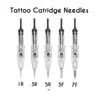 Silver Naald Tattoo 1R 3R 5R 7R 5f 7f Wegwerpmicroblading Tattoo naalden Cartridges voor permanente make -upaanbod Qylsxi