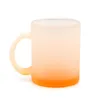 Mokken 11oz Sublimatie Lege Cup Gepersonaliseerd gewijd aan Koffie Tand Patching Frosted Glass Grote Handle T2I53394