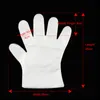 Thin (100pcs/bag, 0.4g) PE Polyethylene Disposable Transparent Gloves Food Grade Plastic Gloves Catering Beauty Thickened Disposable Gloves