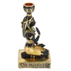 Vintage Egyptian Goddess Figurine Candle Holder Candlestick Home Desktop Decor Creative Resin Art Craft Office Table Decoration Y0107