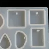 Padrão transparente Die Silicone Cristal Handmade Gutta Percha Ornamentos Decorativos Molde de Jigsaw Puzzle Circular Moldes Nova Chegada 2 4YX K2
